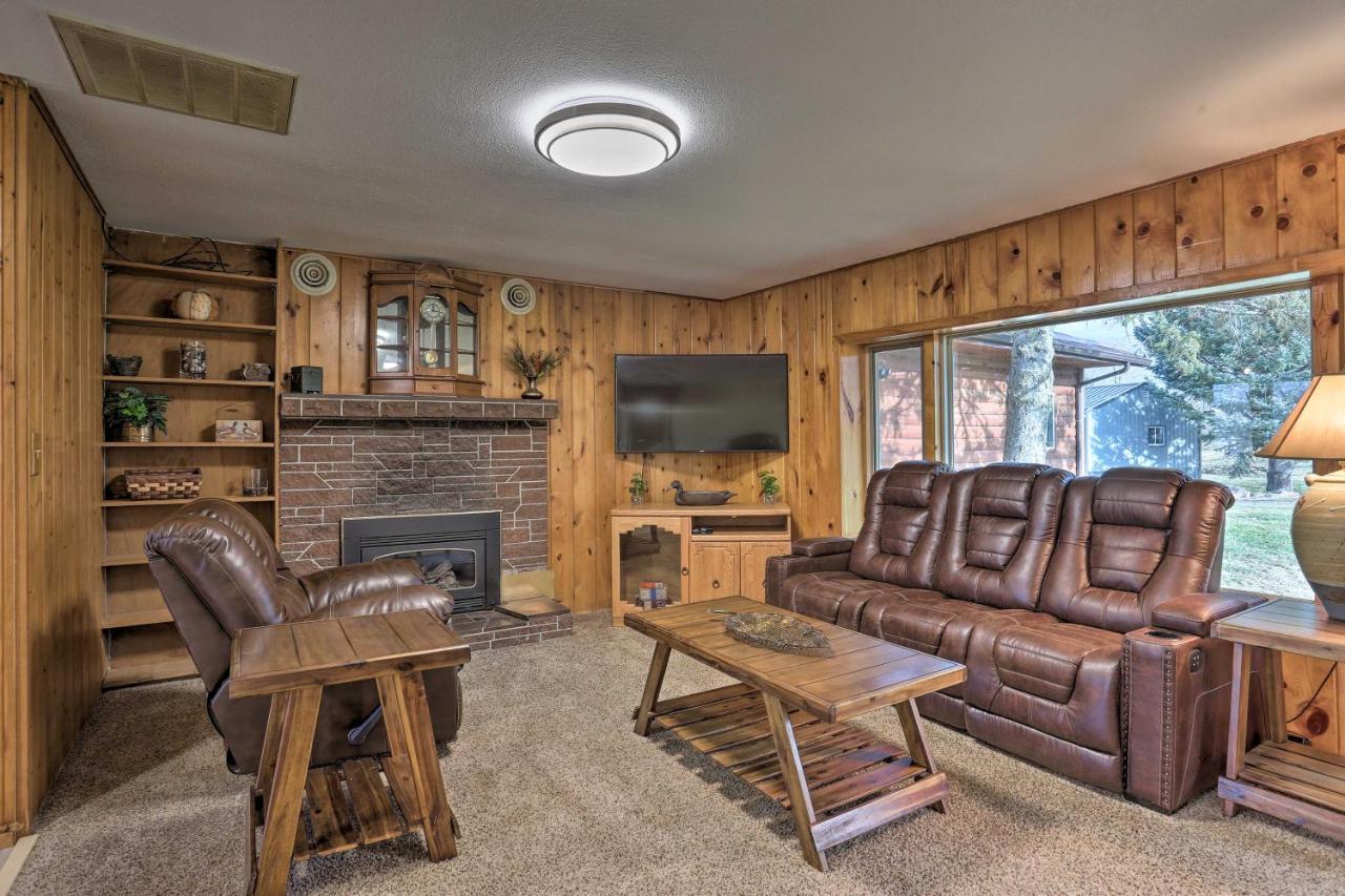 Rustic Spearfish Cabin On 12-Acre Trout Farm Bagian luar foto