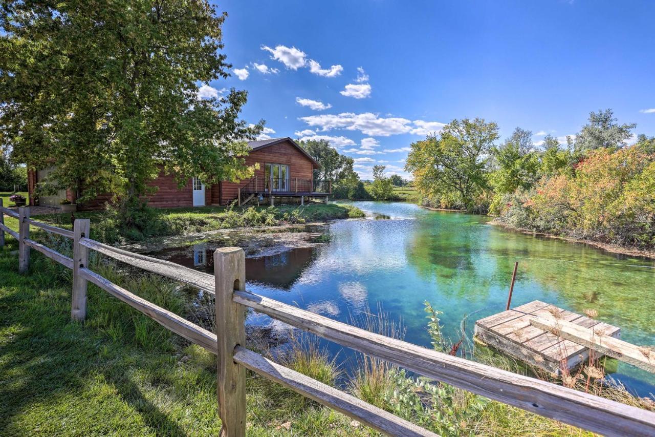 Rustic Spearfish Cabin On 12-Acre Trout Farm Bagian luar foto